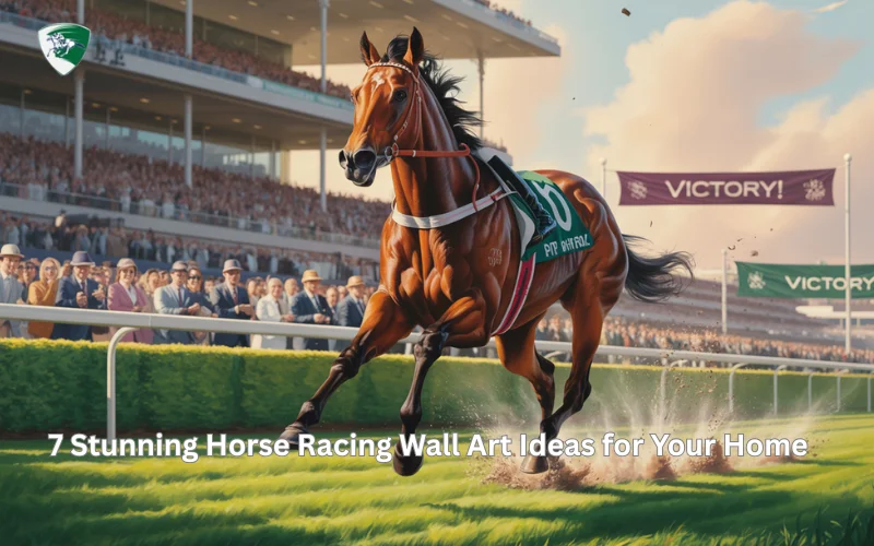 horse racing wall art