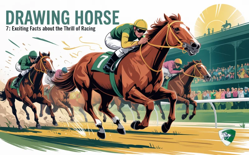 drawing horse race