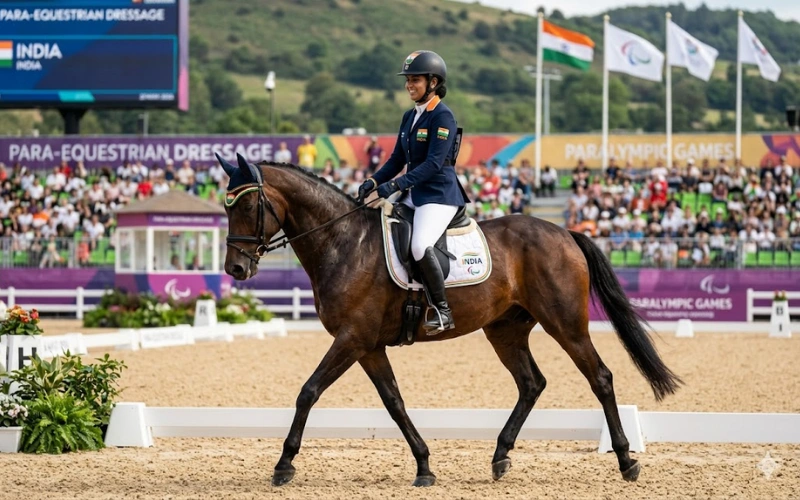 paralympic horse rider​​ at Bet India Race featured image
